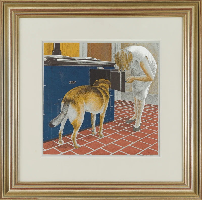 David Alexander Colville, Stove, colour serigraph, 1988 - view 2