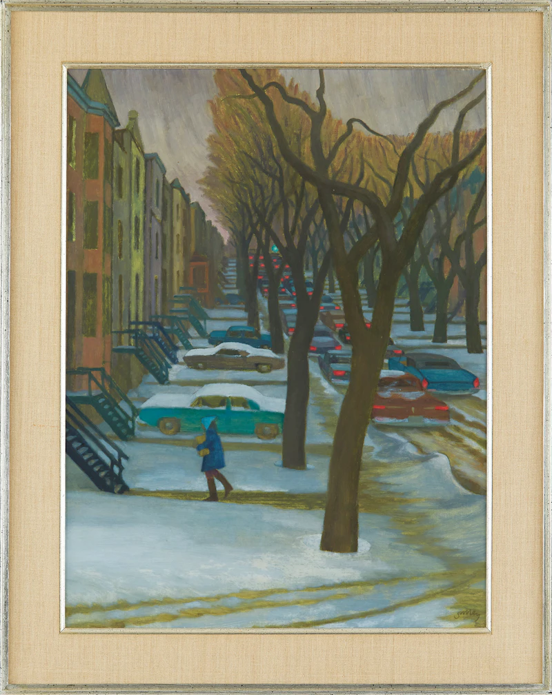 Philip Henry Howard Surrey, Grosvenor Hill, Montreal, oil on board - view 2