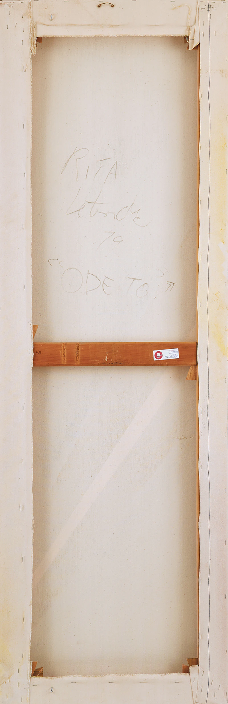 Rita Letendre, Ode To, acrylic on canvas, 1979 - view 2