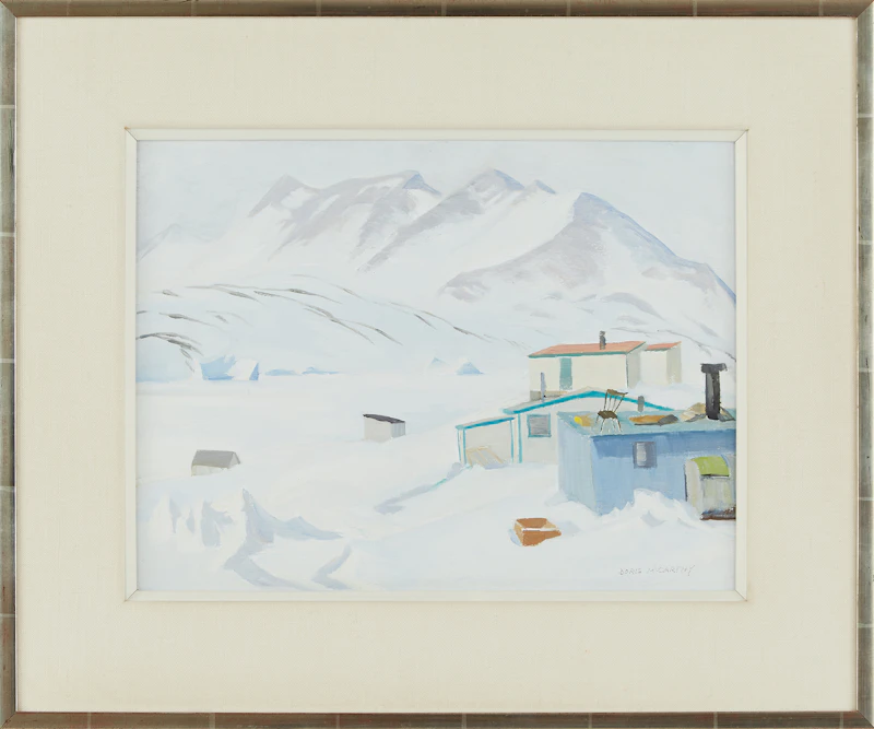 Doris Jean McCarthy, Broughton Island N.W.T., 1979, oil on board - view 2