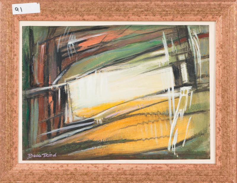 Rebecca Rind, Abstraction, oil on canvas - view 2
