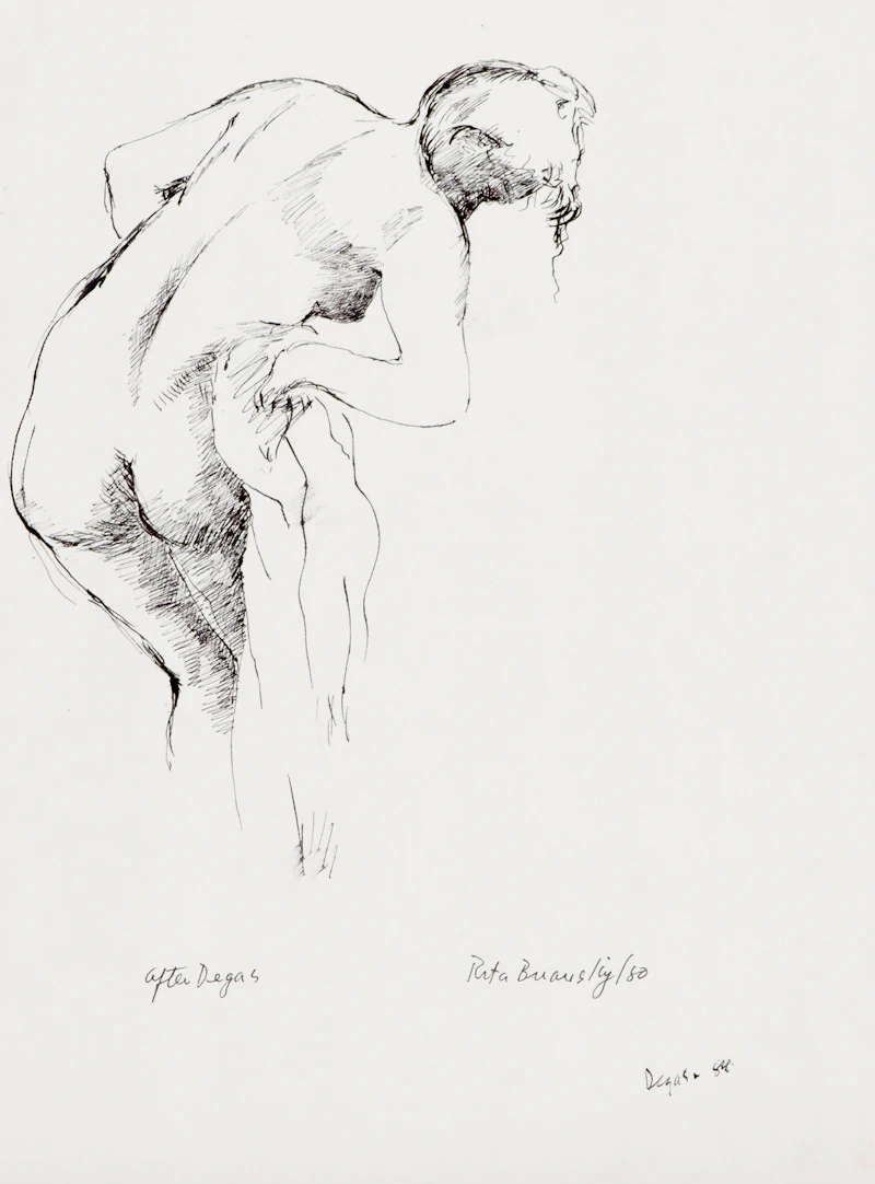Veronica Tennant; The Locket; Sorrow; After Degas by Rita Briansky