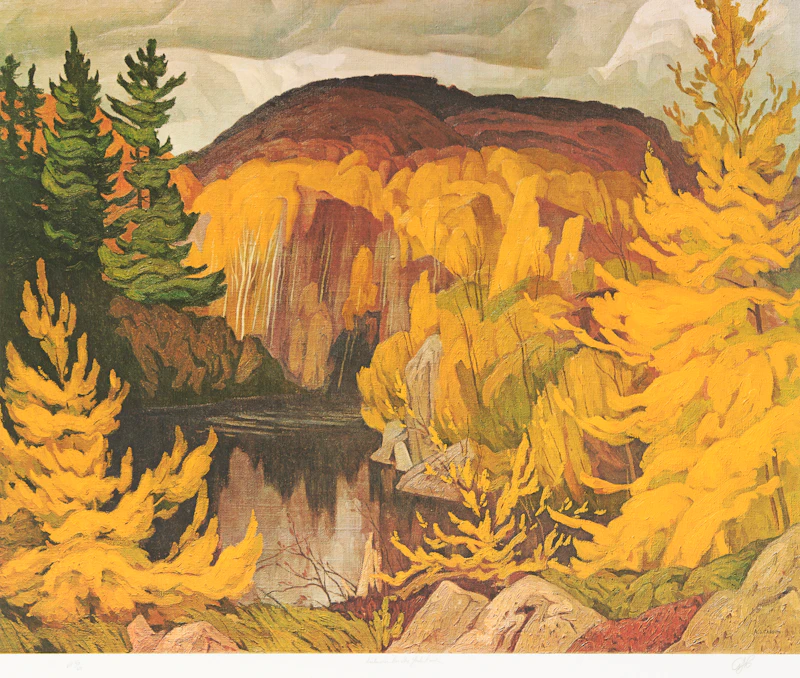 Alfred Joseph Casson, Sunday Morning; On the York River; The Village Store, three colour serigraphs - view 3