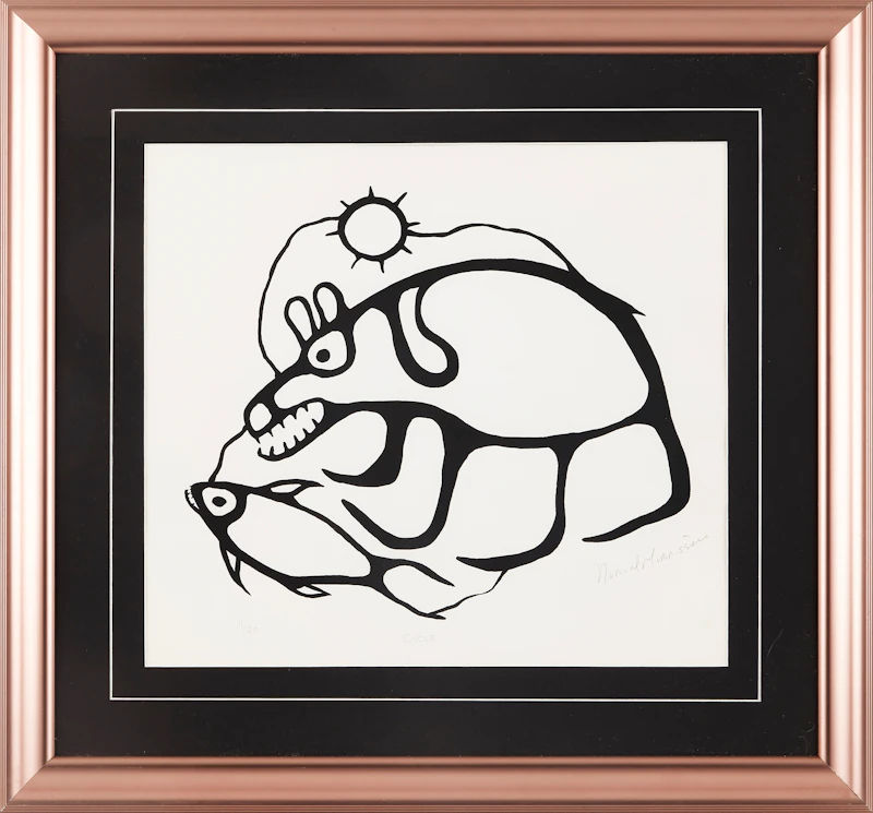 Norval Morrisseau, Cycle, serigraph - view 2
