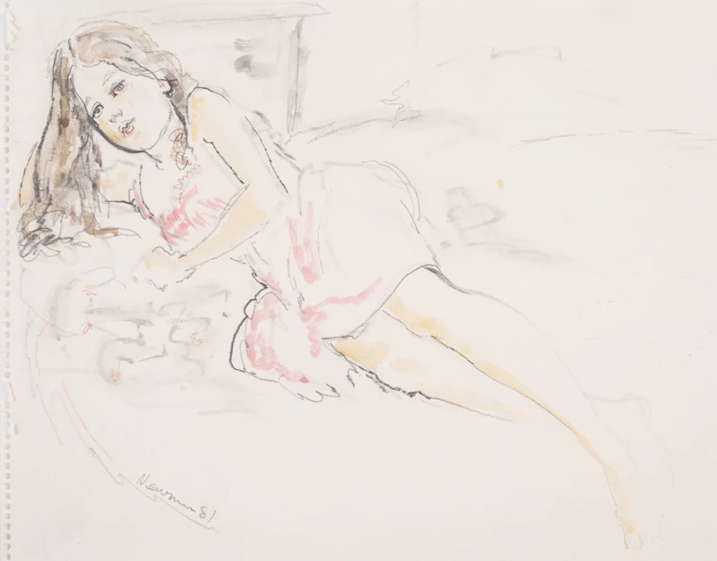 John Beatty Newman, Selection of 4 Artworks, mixed media - view 4