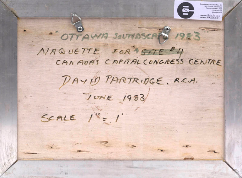 David Gerry Partridge, Ottawa Soundscape (Maquette for Canada’s Capital Congress Centre), mixed media sculpture, 1983 - view 5