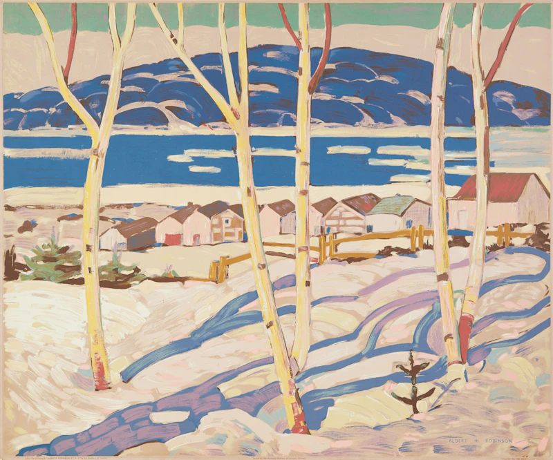 Village on the Gulf by Albert Henry Robinson