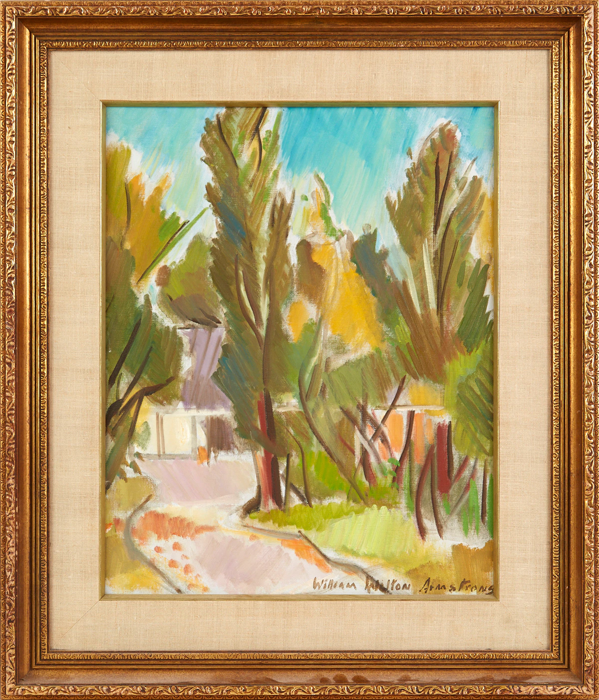 William Walton Armstrong, Home Through the Trees, oil on canvas
