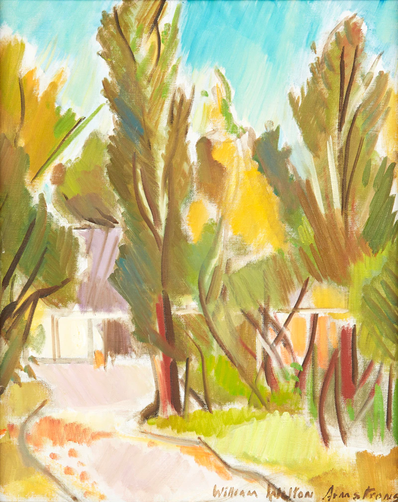 William Walton Armstrong, Home Through the Trees, oil on canvas - view 2