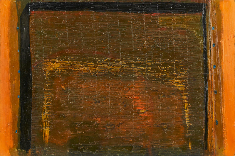Jack Reppen, Untitled, oil on board, 1962 - view 2