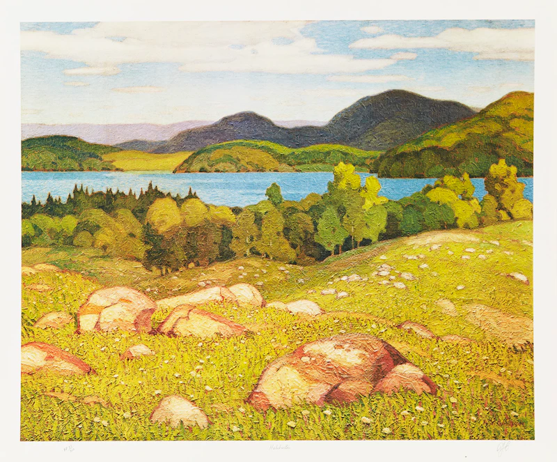 Alfred Joseph Casson, Autumn Afternoon; Haliburton; Late Flurry, three colour serigraphs - view 4