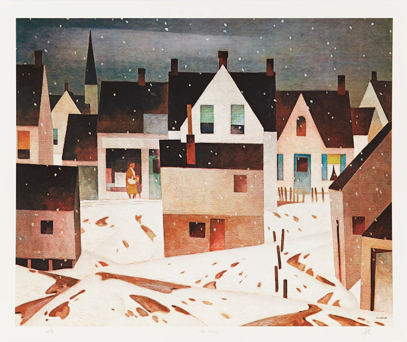 Alfred Joseph Casson, Autumn Afternoon; Haliburton; Late Flurry, three colour serigraphs - view 6