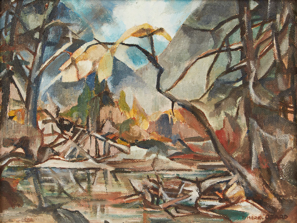 Elmore George Ozard, Swamp Tangle, oil on board