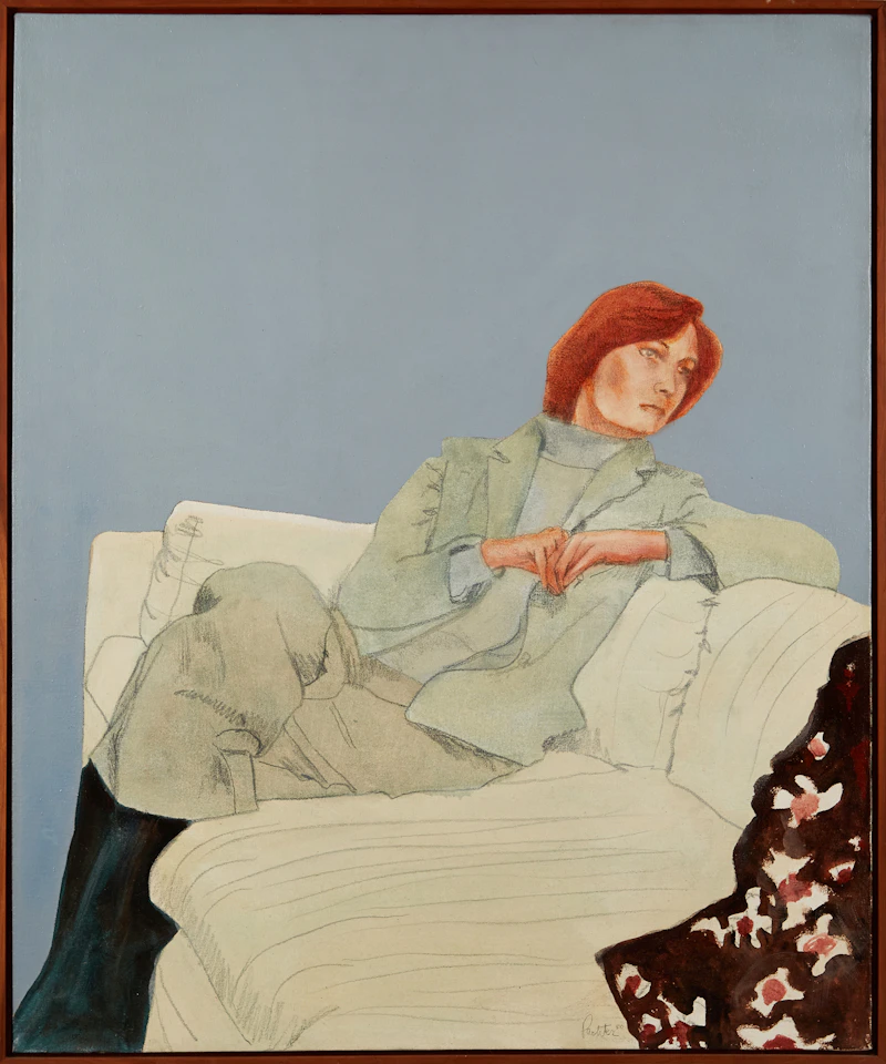 Charles Pachter, Portrait of Sharon, oil on canvas, 1980 - view 2