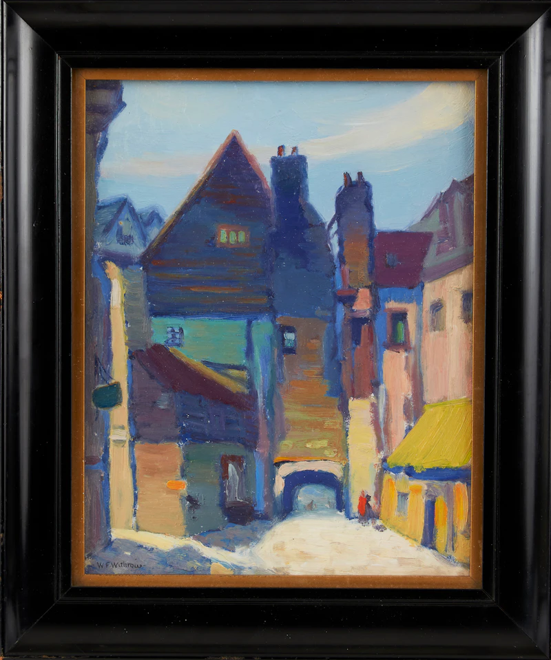 Wilfred Forbes Withrow, Kent, England, oil on board - view 2