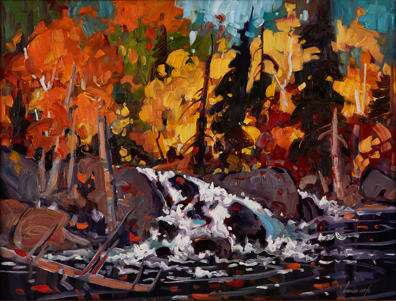 Bruno Côté, Automne , oil on canvas - view 2