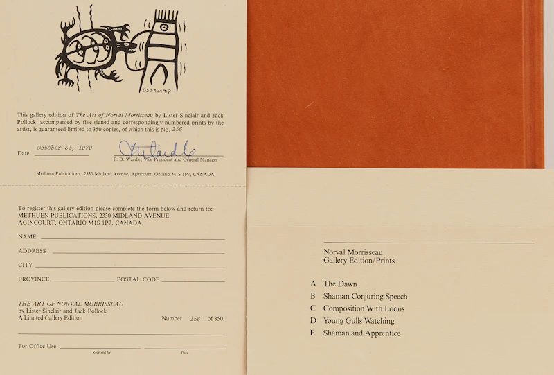 Norval Morrisseau, The Art of Norval Morrisseau: Collection of 5 Prints in Original Portfolio, five colour serigraphs, 1979 - view 3