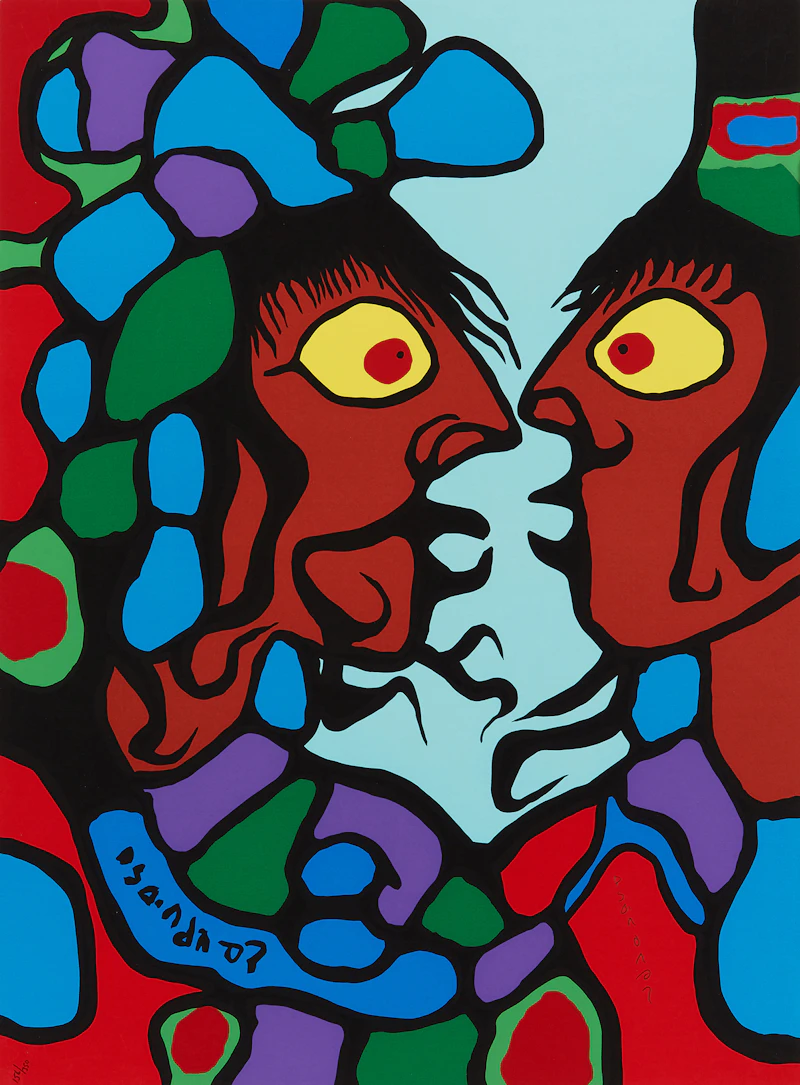 Norval Morrisseau, The Art of Norval Morrisseau: Collection of 5 Prints in Original Portfolio, five colour serigraphs, 1979 - view 4