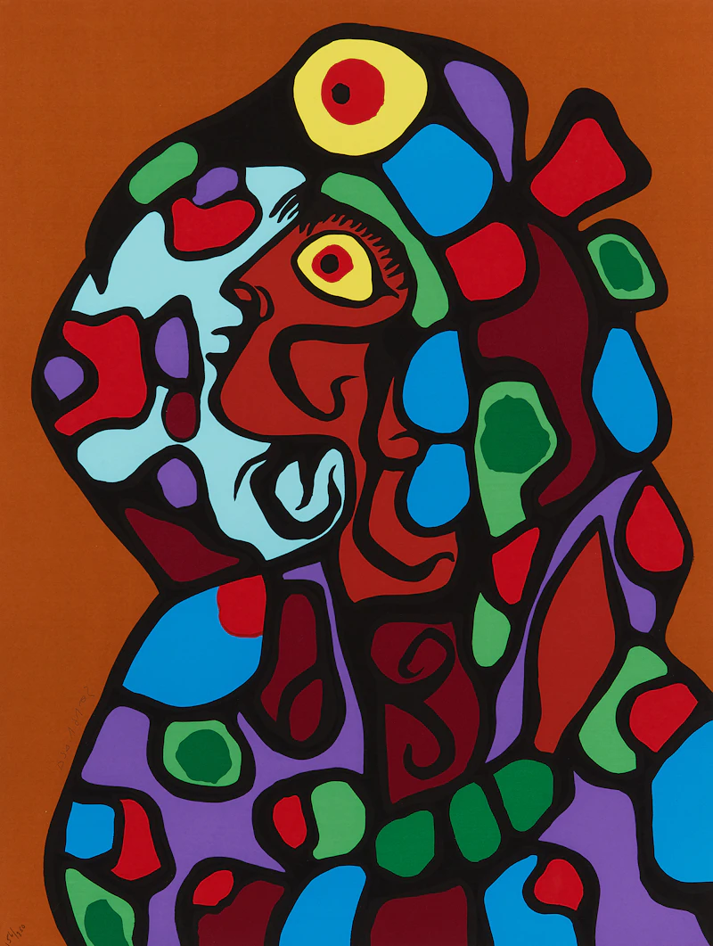 Norval Morrisseau, The Art of Norval Morrisseau: Collection of 5 Prints in Original Portfolio, five colour serigraphs, 1979 - view 5