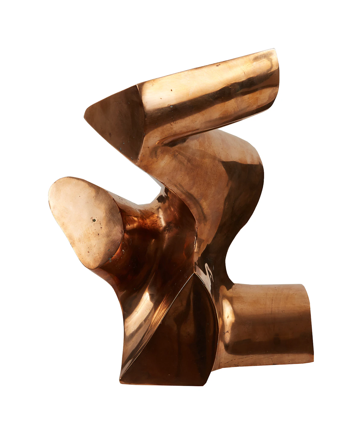 Augustin Filipovic, Torso, polished bronze sculpture, 1967