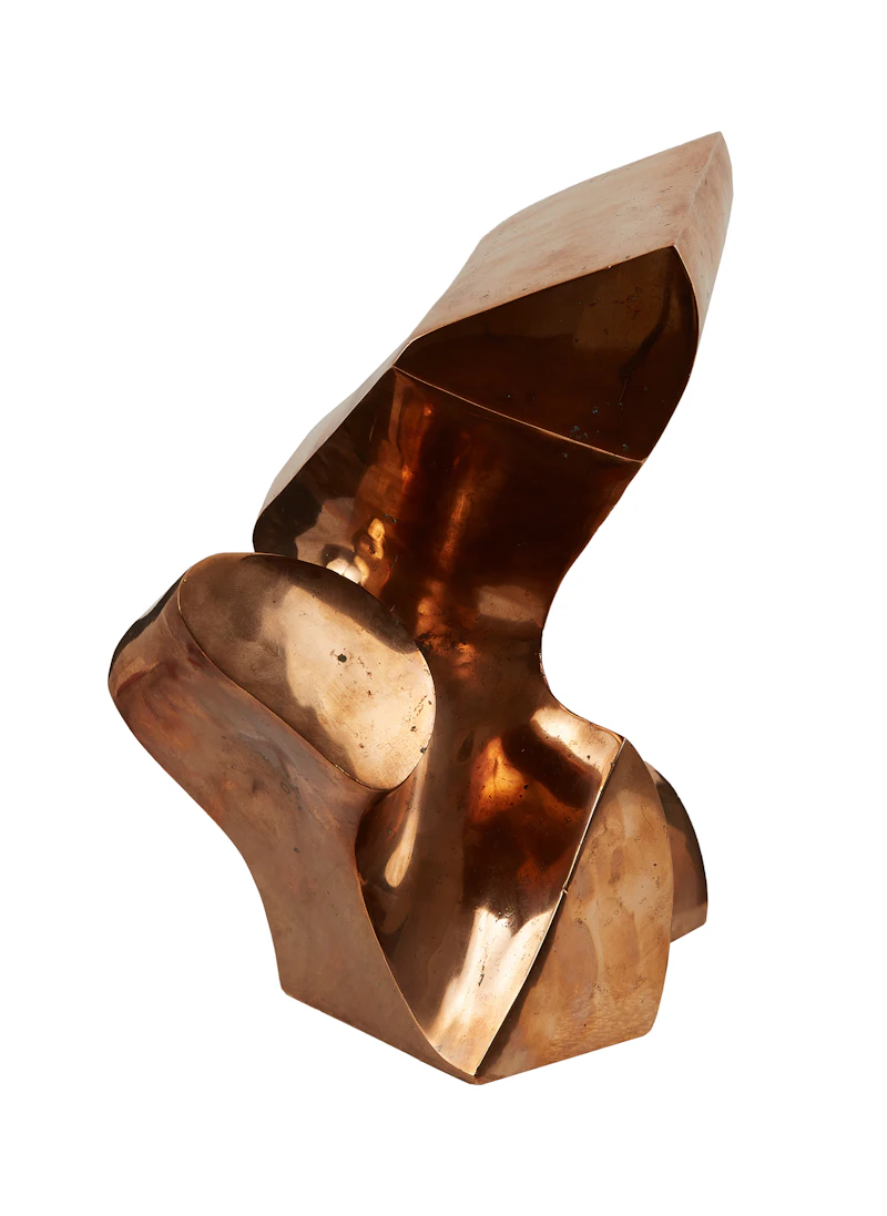 Augustin Filipovic, Torso, polished bronze sculpture, 1967 - view 2