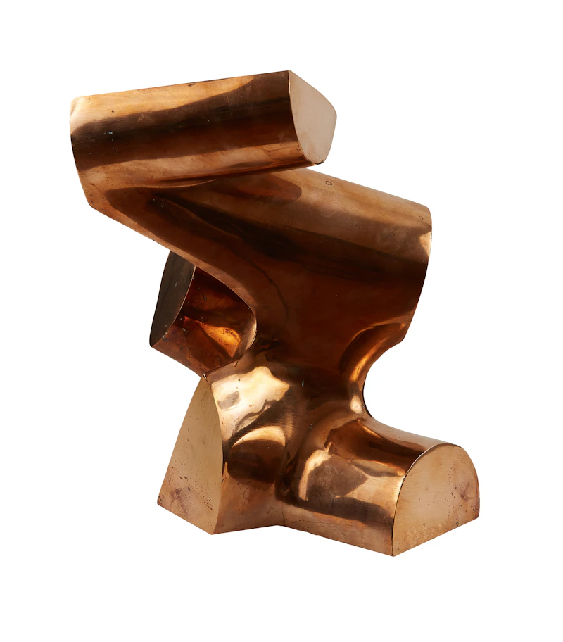 Augustin Filipovic, Torso, polished bronze sculpture, 1967 - view 3