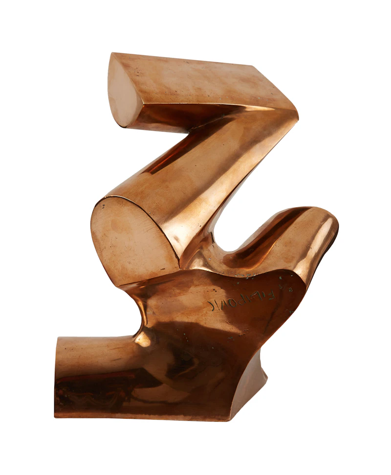 Augustin Filipovic, Torso, polished bronze sculpture, 1967 - view 4
