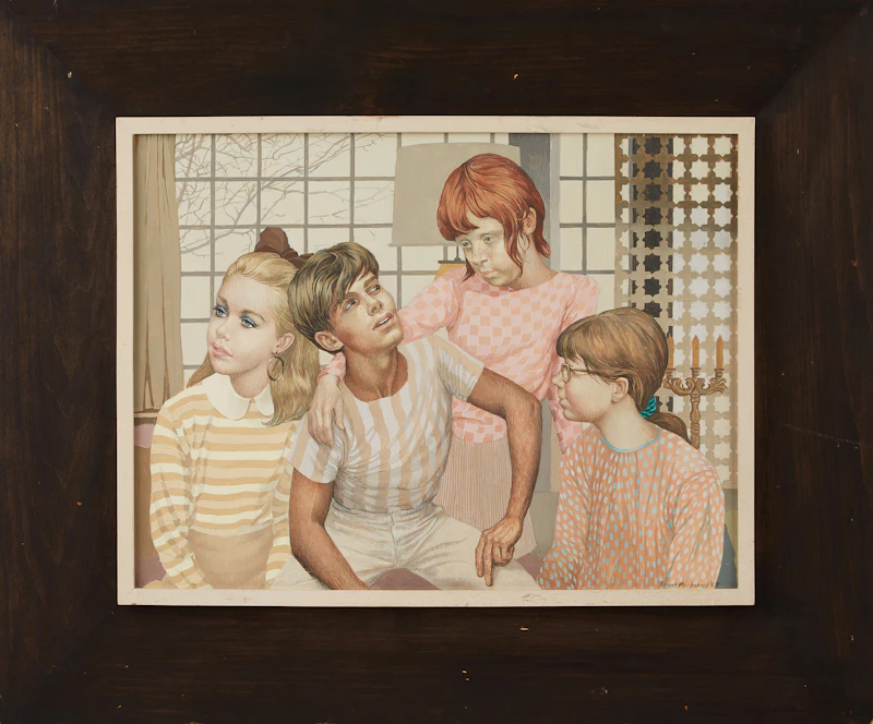 Grant Kenneth MacDonald, Three Sisters, egg tempera, 1967 - view 2