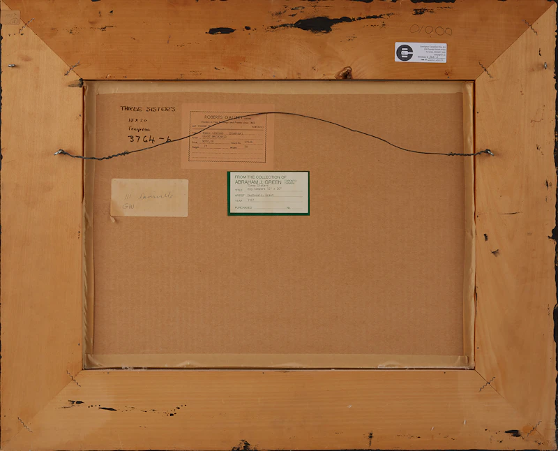 Grant Kenneth MacDonald, Three Sisters, egg tempera, 1967 - view 3
