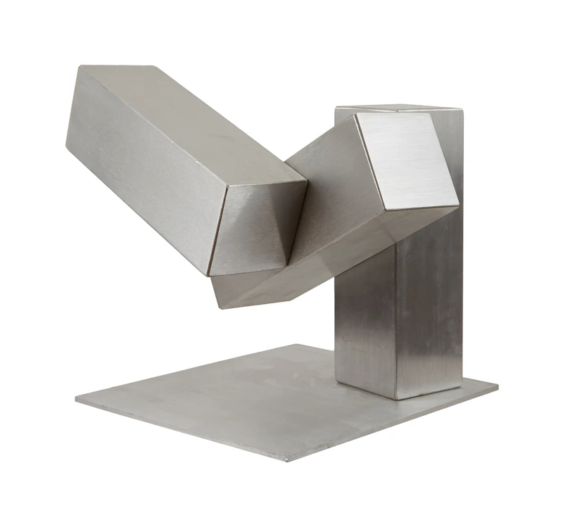 Kosso Eloul, Future Walk, aluminum sculpture, 1989 - view 3