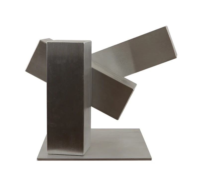 Kosso Eloul, Future Walk, aluminum sculpture, 1989 - view 4