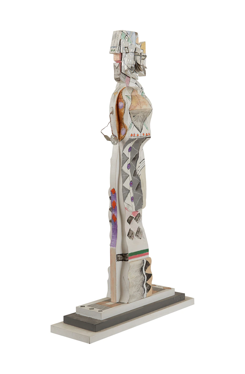 Norman Laliberté, Knight, mixed media sculpture, 1988 - view 2