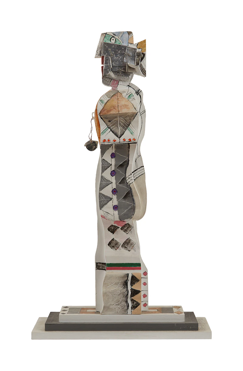 Norman Laliberté, Knight, mixed media sculpture, 1988 - view 3