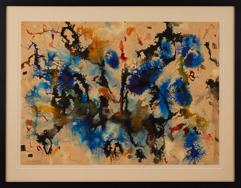 William Ronald, Abstraction, watercolour, 1971 - view 2