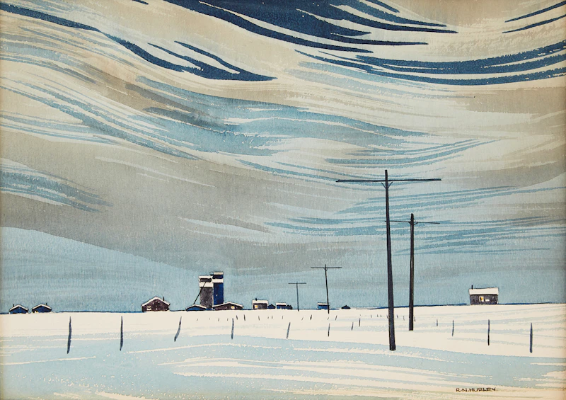 Prairies in Winter by Robert N. Hurley