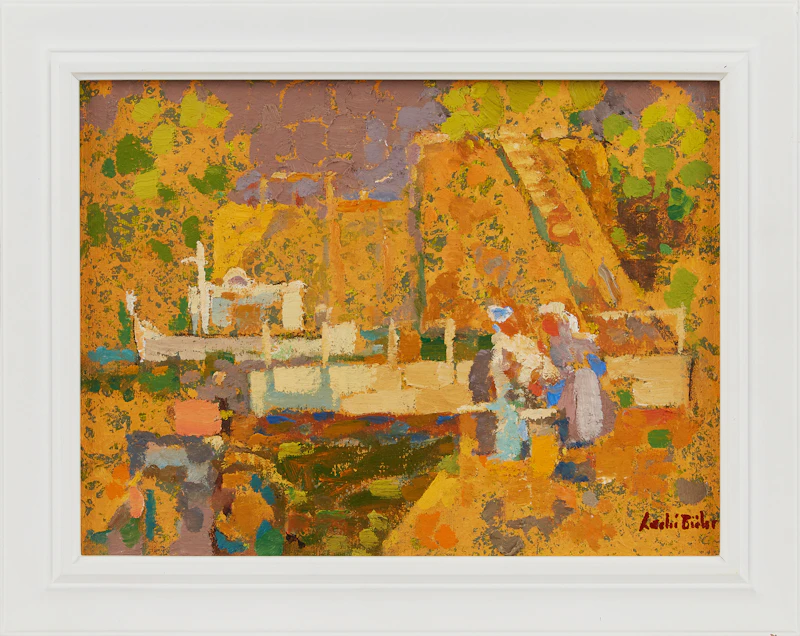 André Charles Biéler, On the Rideau, oil on canvas board, 1978 - view 2