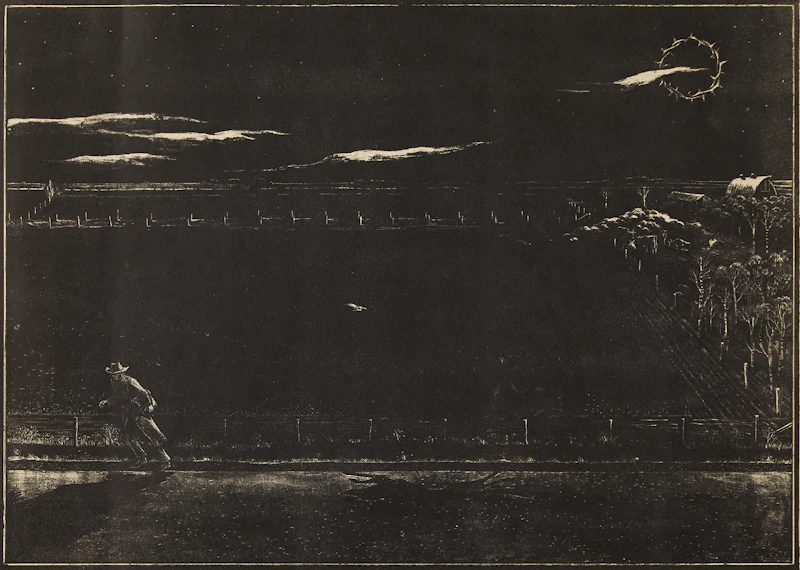 The Hound of Heaven by William Kurelek