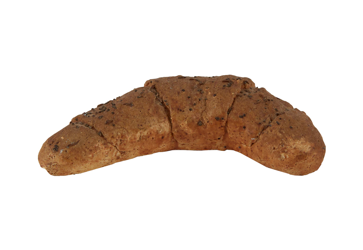 David James Gilhooly, Croissant, ceramic sculpture