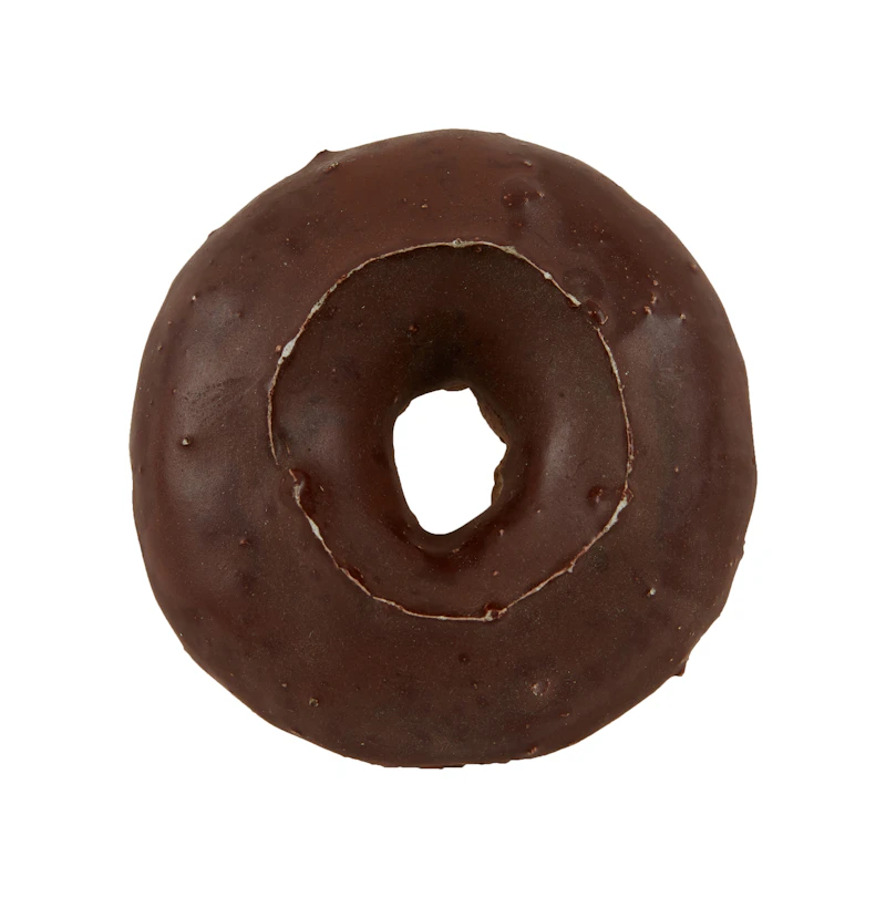 David James Gilhooly, Chocolate Glazed Donut, ceramic sculpture, 1981 - view 2