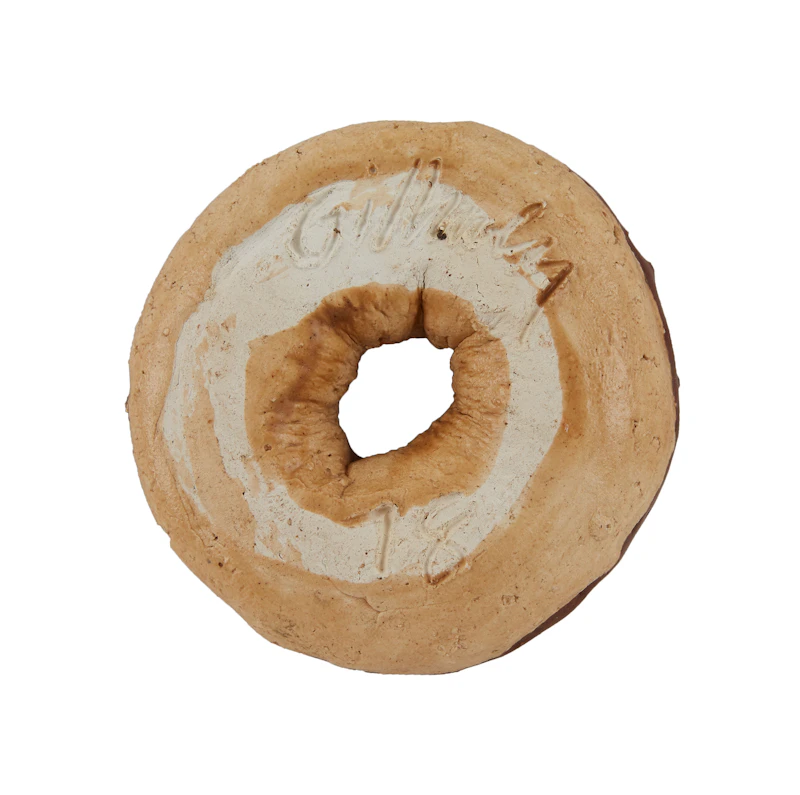 David James Gilhooly, Chocolate Glazed Donut, ceramic sculpture, 1981 - view 3