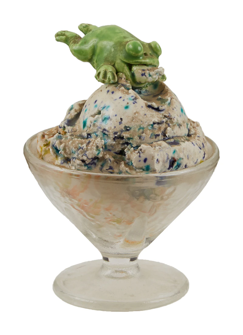 David James Gilhooly, 2 Scoop Sundae, ceramic and glass sculpture - view 3