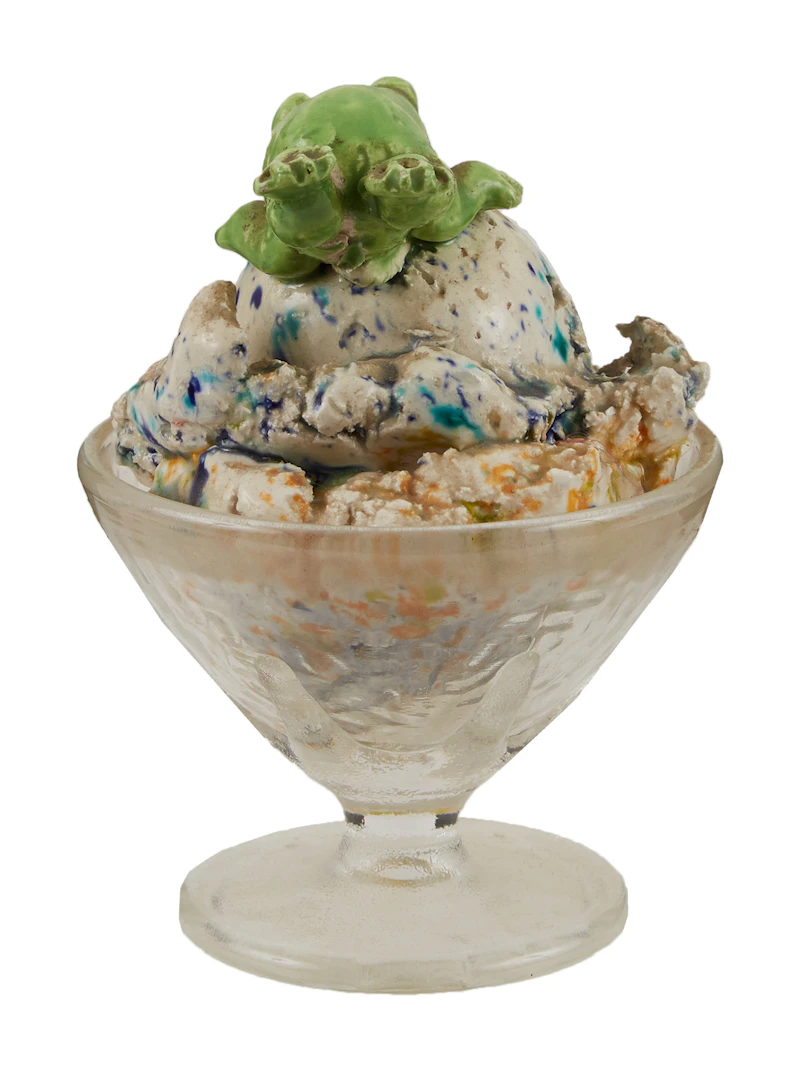 David James Gilhooly, 2 Scoop Sundae, ceramic and glass sculpture - view 4