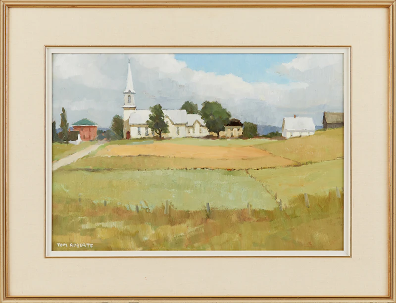 Thomas Keith Roberts, Summer Morning, St. Joseph, oil on board - view 2