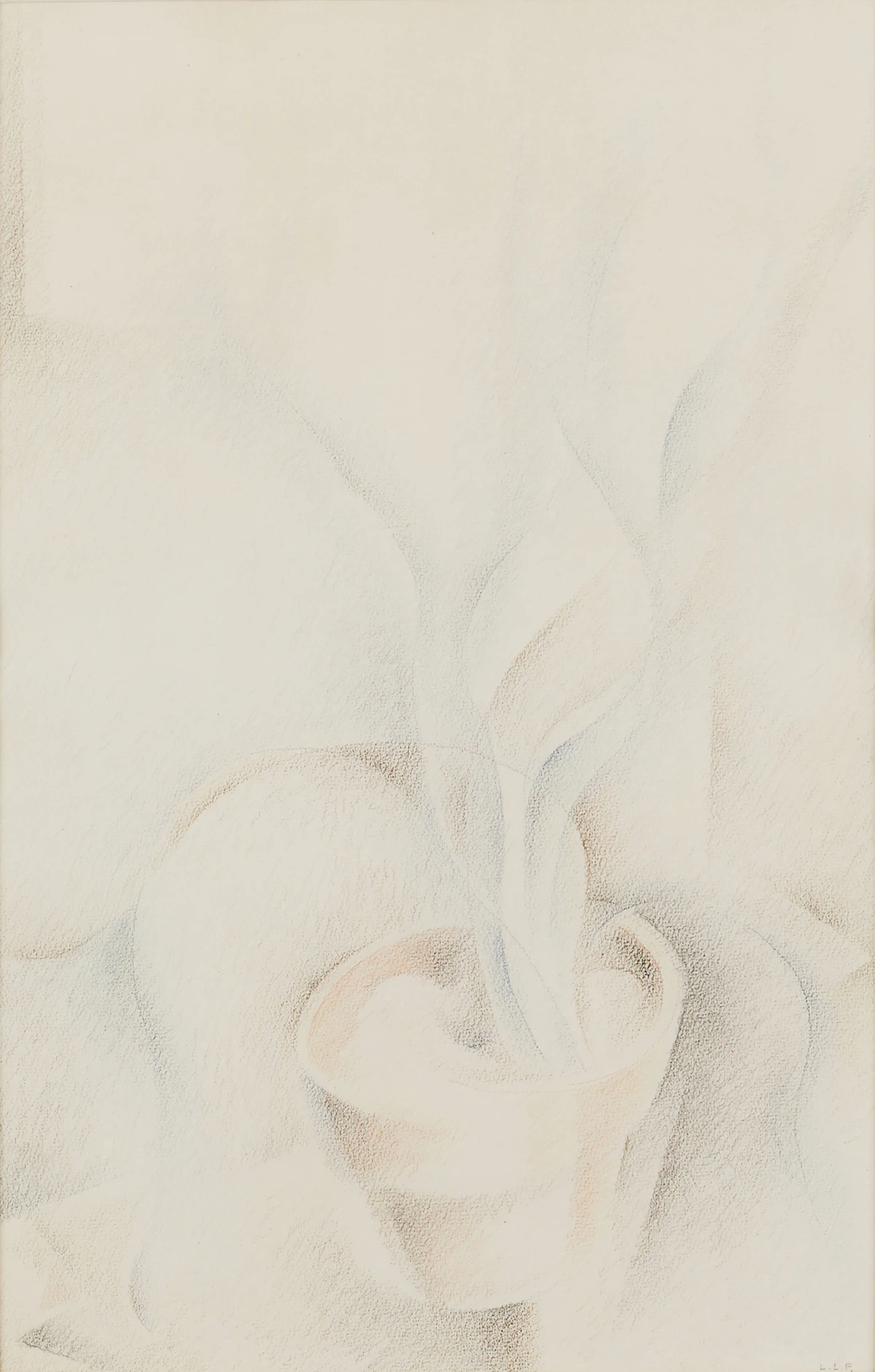 Lionel LeMoine FitzGerald, Potted Plant (Still Life), coloured pencil