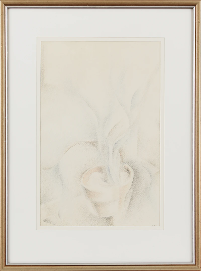 Lionel LeMoine FitzGerald, Potted Plant (Still Life), coloured pencil - view 2