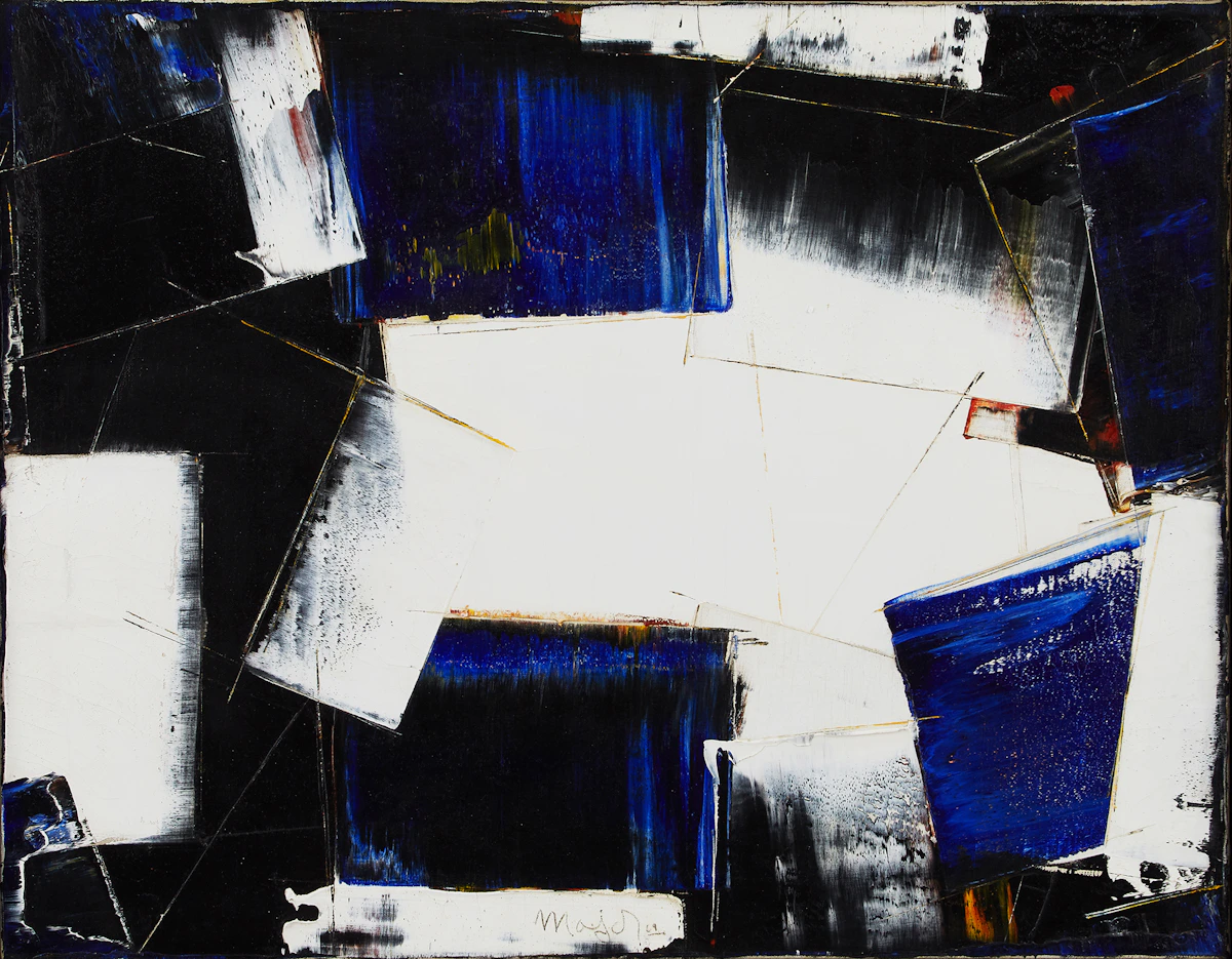 Laure Major, Sans titre, oil on canvas, 1969