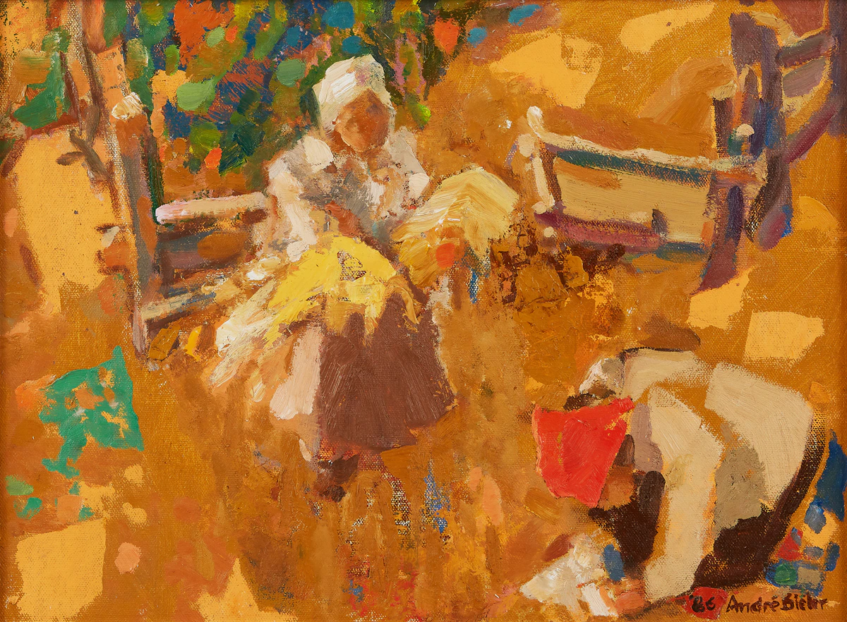 André Charles Biéler, Fin de la journée, oil on canvas, 1986
