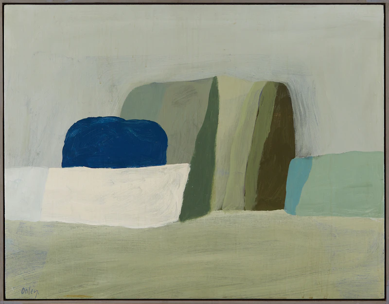 Toni Onley, Garden, acrylic on board, 1965 - view 2