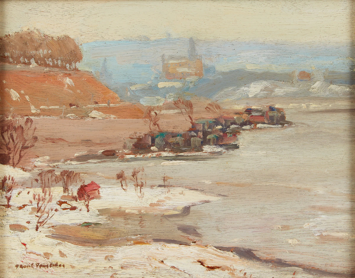 Frank Shirley Panabaker, Basicila, Hamilton, oil on board