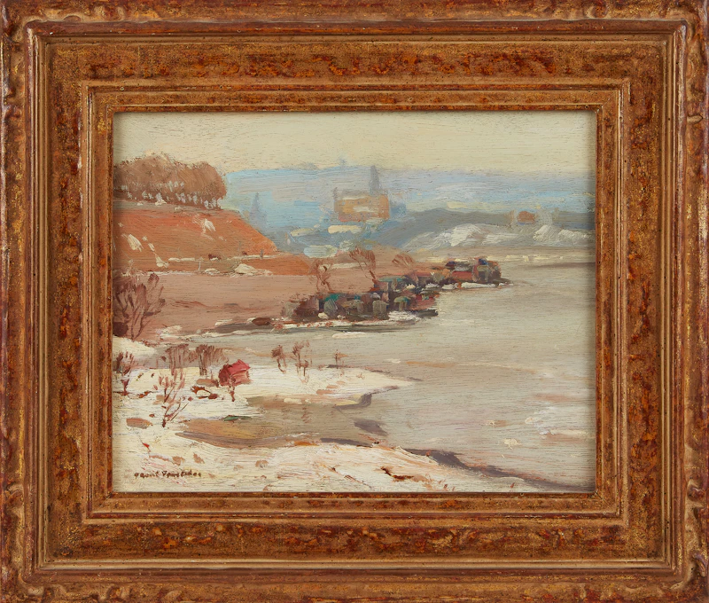 Frank Shirley Panabaker, Basicila, Hamilton, oil on board - view 2
